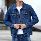 Men’s Premium USA-Made Denim Jacket - Classic Spring/Autumn Streetwear Outerwear
