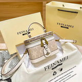 Carriage Emblem Crossbody Box Bag
