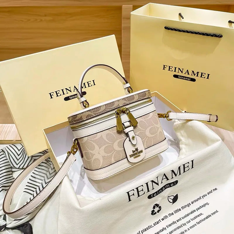 Carriage Emblem Crossbody Box Bag