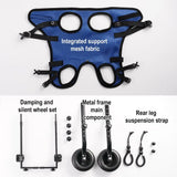 Adjustable Pet Mobility Wheelchair Cart for Small Dogs & Cats