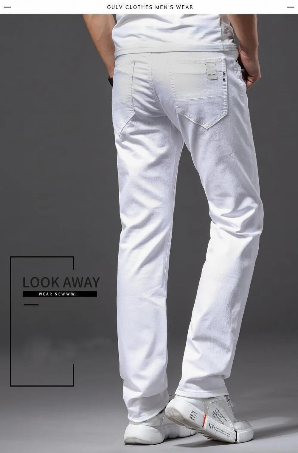 Men's Slim Fit Stretch Denim Jeans | Classic Straight Cut