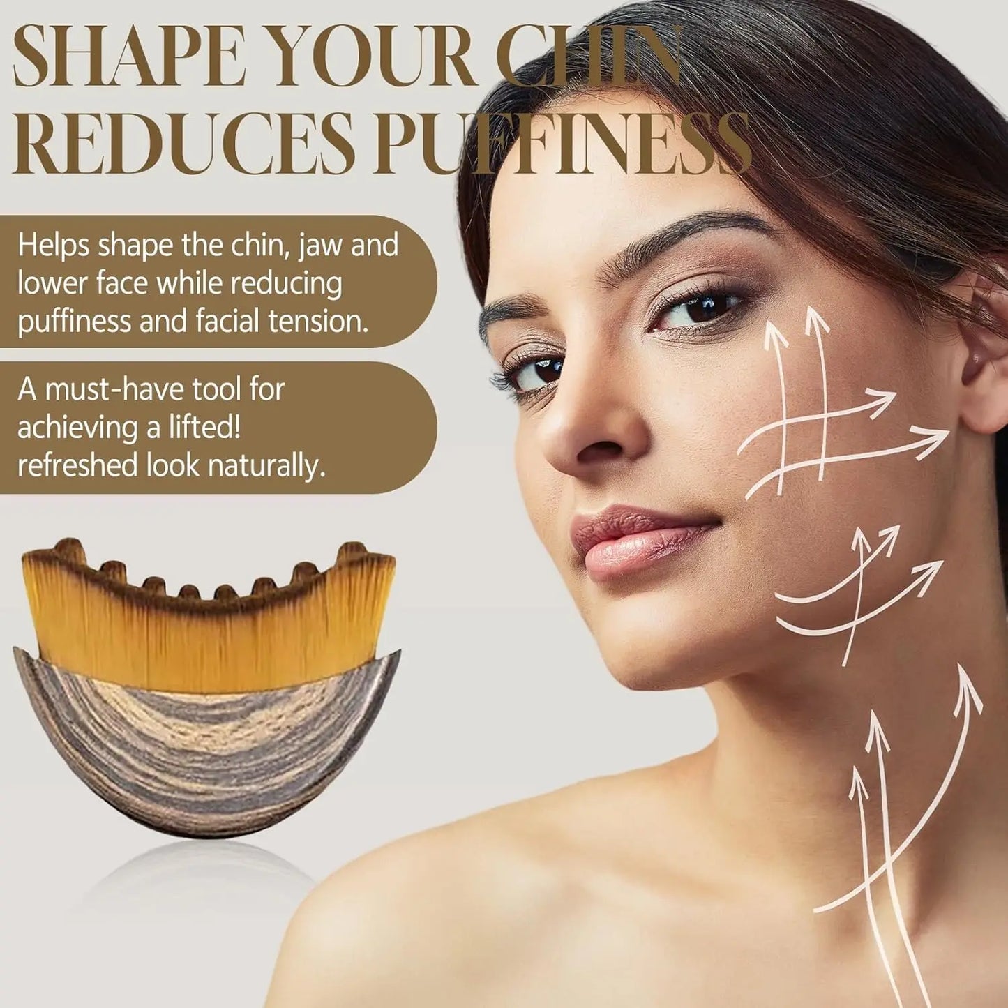 Lymphatic Contour Face Brush – Sculpting & Drainage Massager