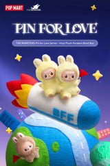 POP MART LABUBU THE MONSTERS PIN FOR LOVE Series Vinyl Plush Pendant Blind Box Toys Kawaii Anime Action Figure Surprise Mystery