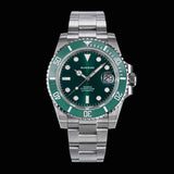 Sugess Watch of Men Diver 2130 Automatic Mechanical Wristwatch Date Sapphire Crystal Luminous Ceramic Bezel Waterproof 200M S421
