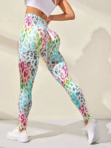 Women's 3D Tie-Dye Seamless Push-Up Leggings