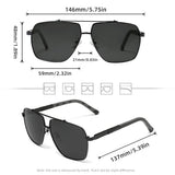 KINGSEVEN New Luxury Sunglasses Men UV400 Square Large Frame Polarized Glasses Male Women Outdoor Causal Fashion Driving Eyewear