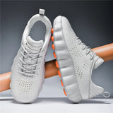 ClaWave Unisex Massage Cushioning Running Sneakers — Breathable Knit, Non-Slip