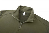 2026 Autumn and Winter Men's Casual Stand Collar Metal Half-Zip Sweater, Supporting Custom Logo