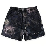 Rose Embroidered Hip Hop Shorts