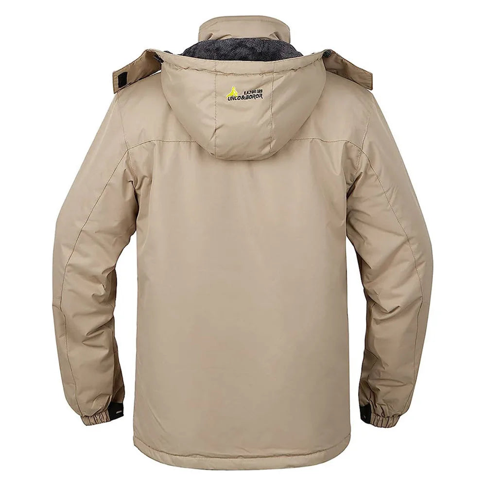 Men's Fleece-Lined Winter Parka | Waterproof Outdoor Jacket