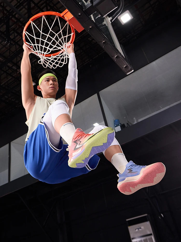 361 Degrees BIG3 5.0 Quick Men Basketball Shoes Cushioning Light Breathable Stable Professional Flexible Male Sneakers 672421121