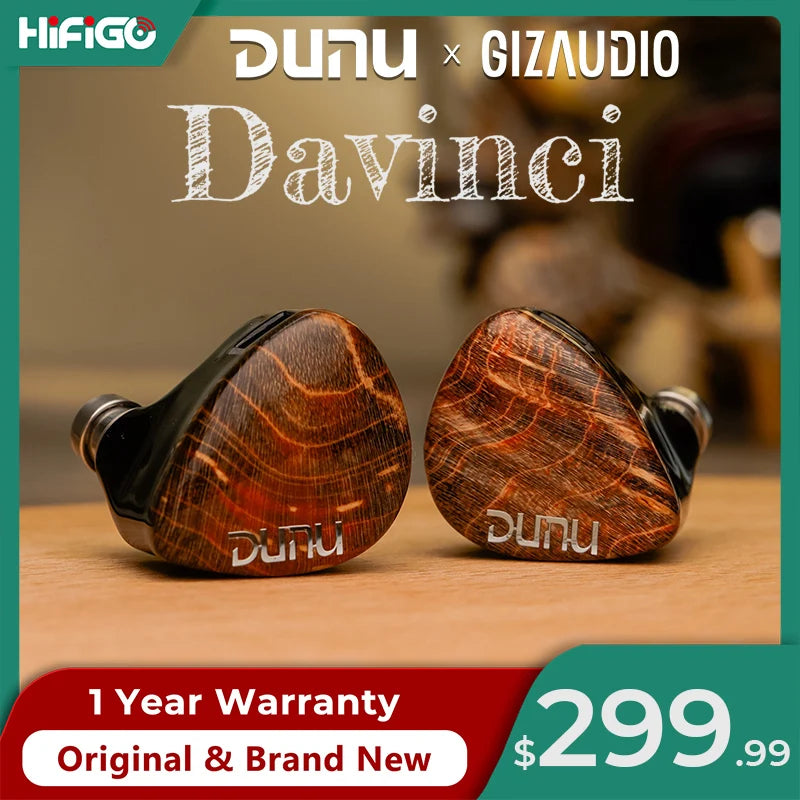DUNU x Gizaudio DaVinci 2DD+4BA Hybrid IEM