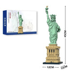 Building Blocks Model City Building Tower DIY Assembly Puzzle Creative Micro Brick Decoration Ornaments Children Toys Adult Gift