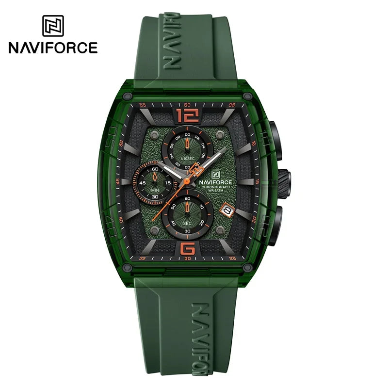 Men’s Waterproof Quartz Watch - Silicone Sport Strap