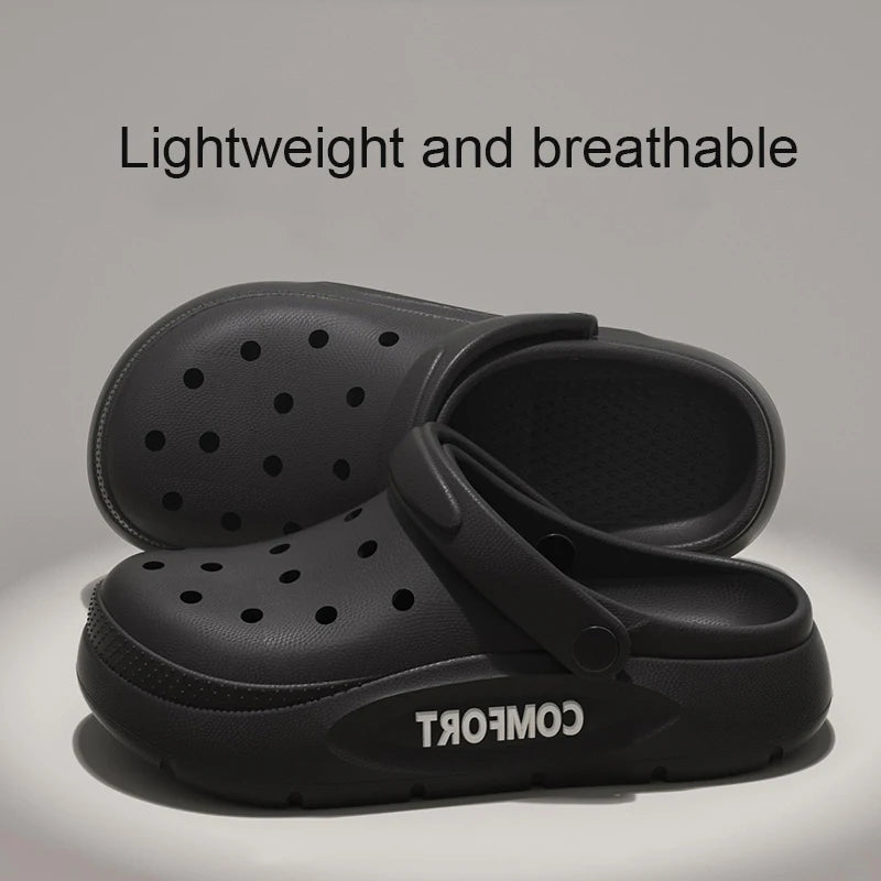Anti-Slip Hollow-Toe Casual Slippers