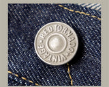 Vintage High-Rise Selvedge Denim Jeans for Men | 14oz
