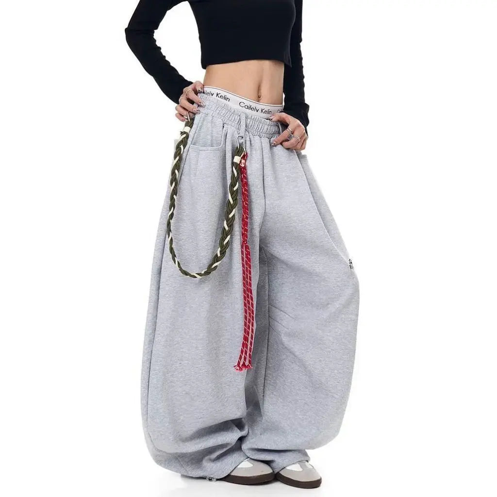 Men's Wide-Leg Baggy Pants
