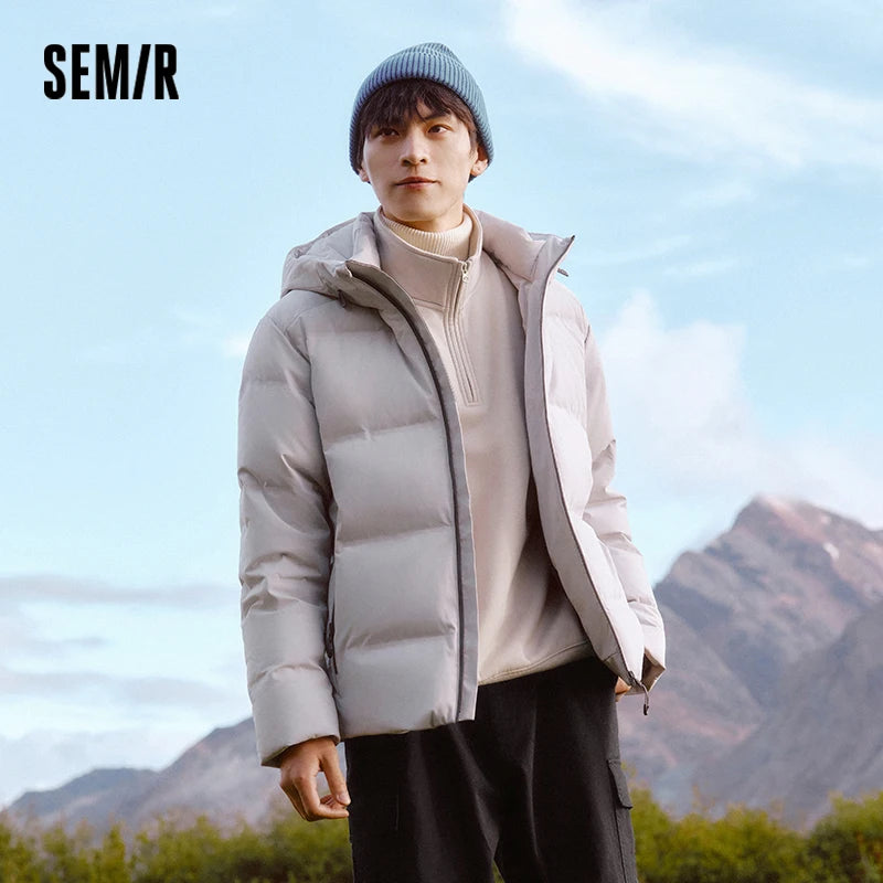 Semir Men's Premium Hooded Down Jacket