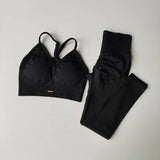 High-Waisted Peach Sculpt Yoga Set