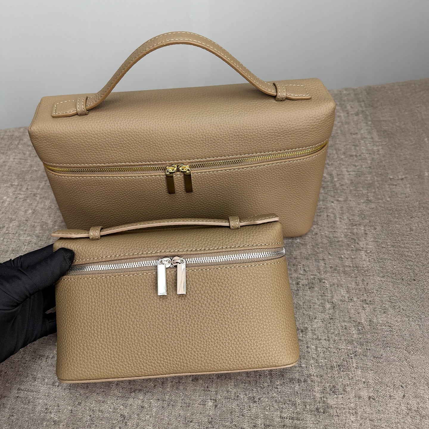 Mendy Handbag Crossbody bags Women's Hand Bag Ladies Genuine Leather Makeup Bags Double Zipper Lady Bags Designer Luxury Fashion