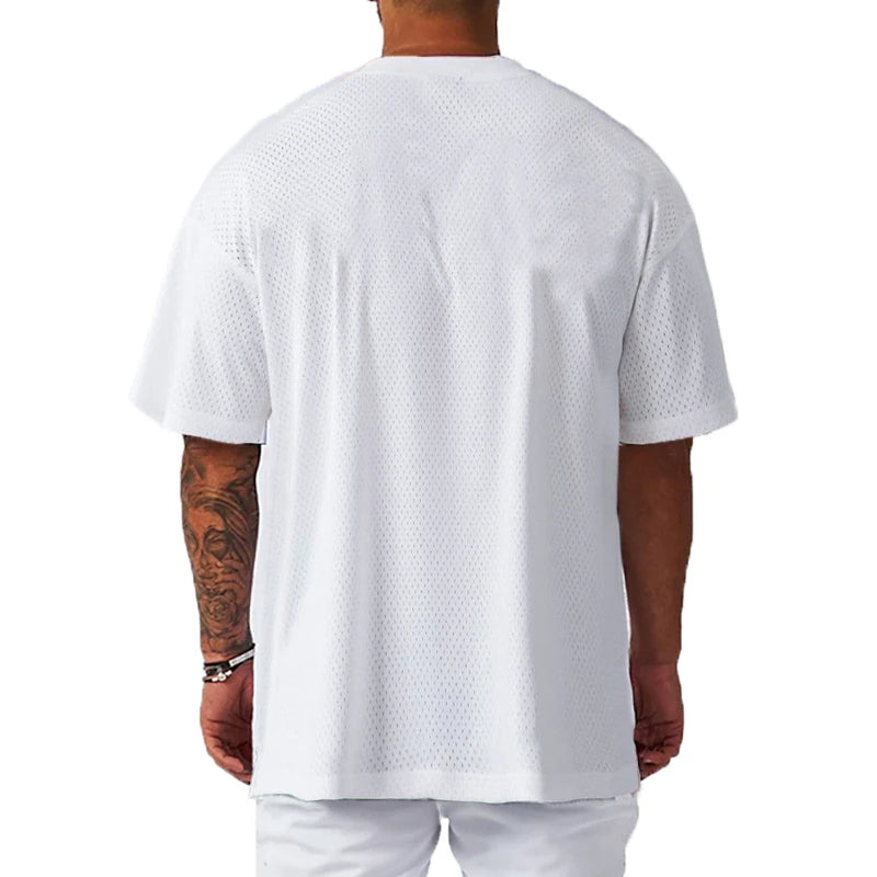 Men’s Quick-Dry Oversized Mesh Sport Tee