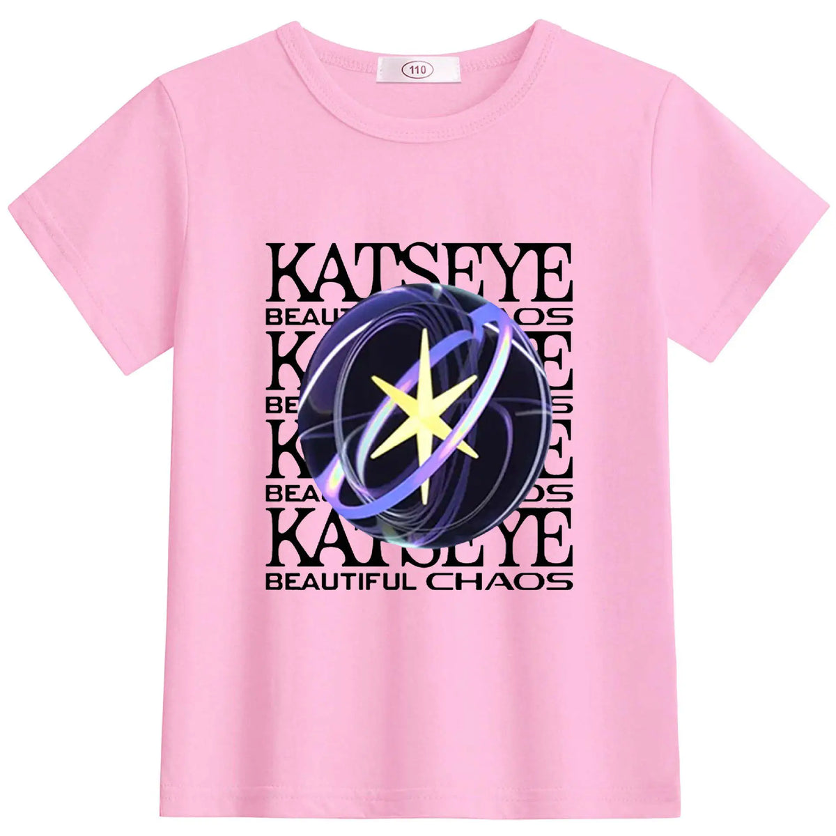 New KATSEYE Children's Summer Clothing for Infants and Toddlers - Round-neck, Lightweight, Short-sleeved T-shirt Top