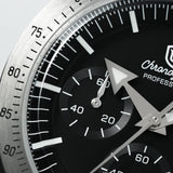 Watchdives WD1863 Chronograph Watch VK63 Quartz Movement Bubble Sapphire Crystal 10Bar Waterproof Luminous 39mm Vintage Watches
