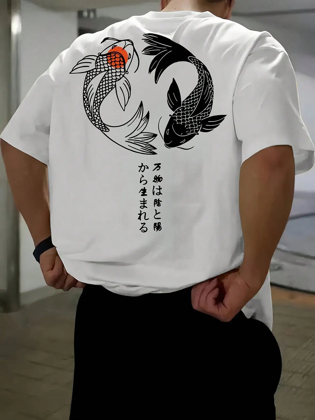 Japanese Koi Harajuku Graphic Tee