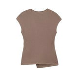 MUJER 2025 Baggy Pants Set 2 Piece Woman Summer Wide Leg Pants Women's Suit Knit Sleeveless Top Woman Outfit Casual Lady Sets