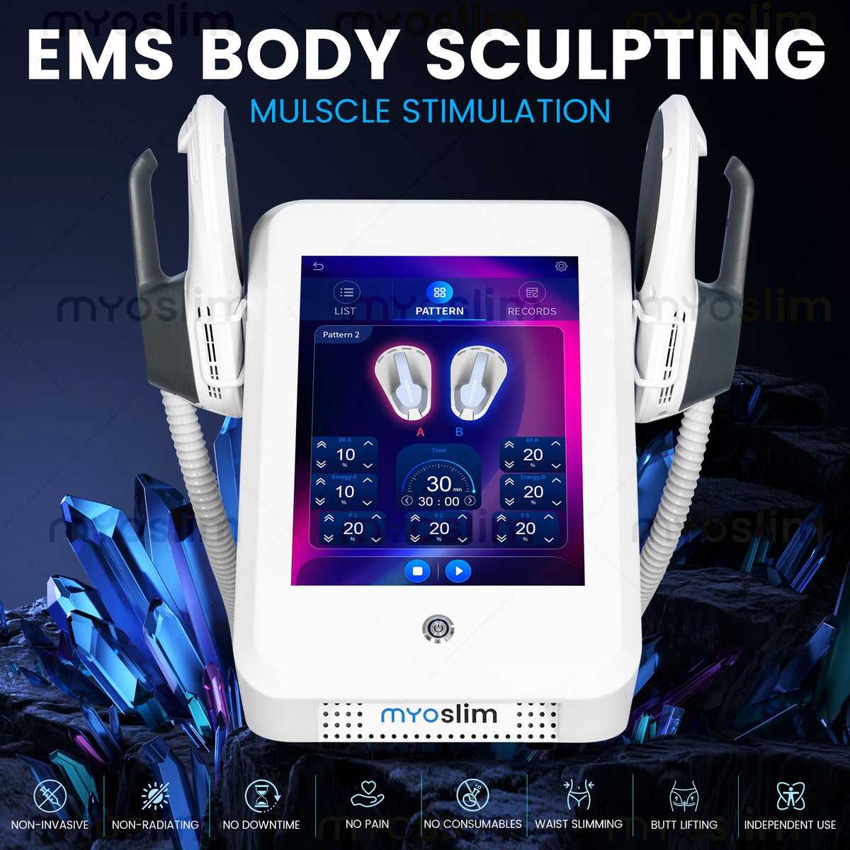 MYoslim 6500W EMS Body Sculpting & Muscle Toning Machine