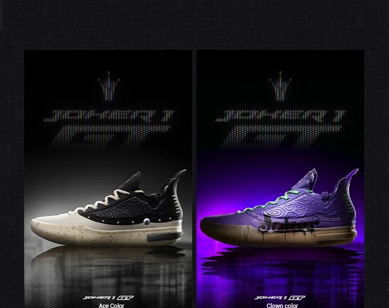361 Degrees Joker 1 GT Men Basketball Shoes New Breathable Shock-Absorbing Anti-slip Wear-resistant Male Sneakers 672511103