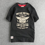 Men's Vintage Motorcycle Cotton T-Shirt