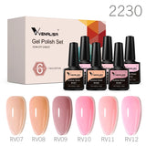 Venalisa HEMA-Free Gel Polish Kit | 6 Shades, 7.5ml