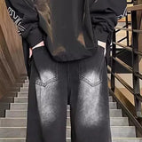 Men’s Black Straight-Leg Jeans