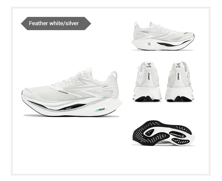 361 Degrees Flame 4.5 Men's Running Shoes Carbon Plate Breathable Stable Rebound Grippy Durable Marathon Male Sneakers 672532221