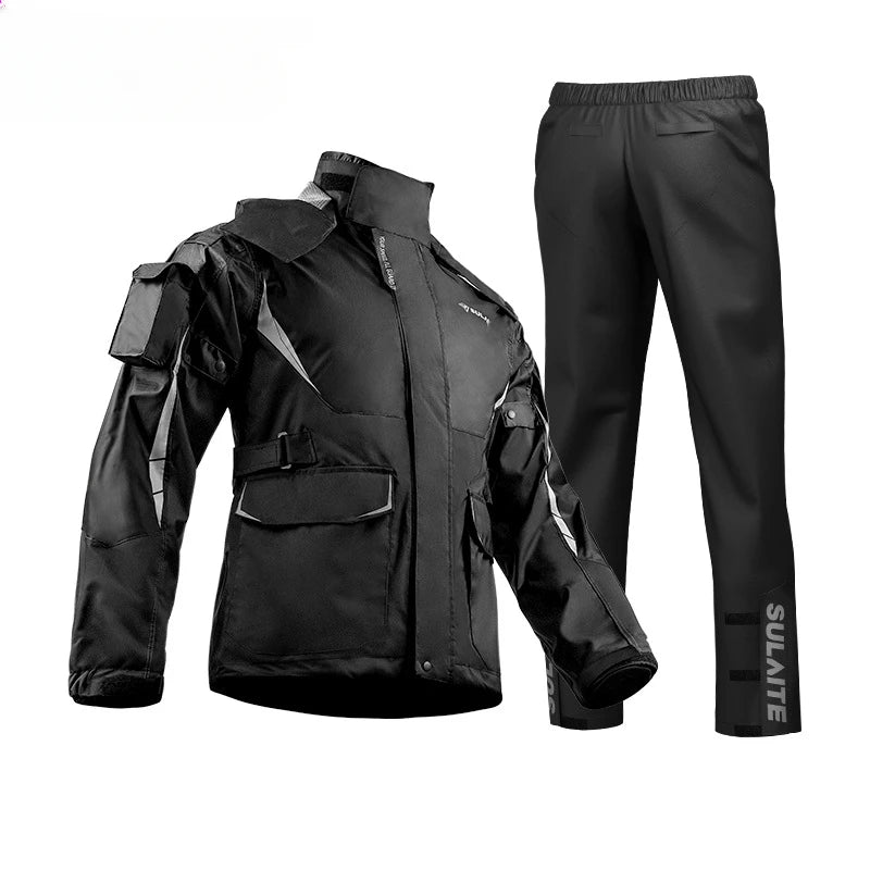Waterproof Motorcycle Raincoat Suit – Unisex Riding Gear