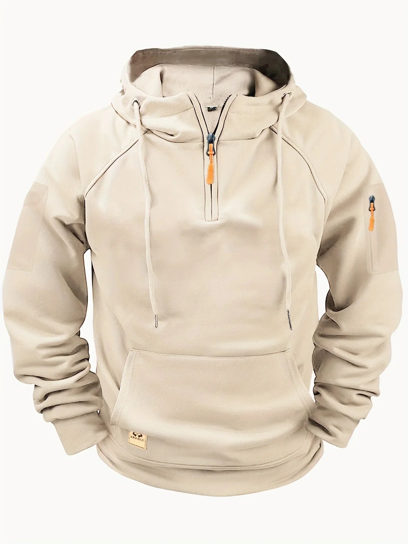 Multi-Pocket Zippered Tech Hoodie