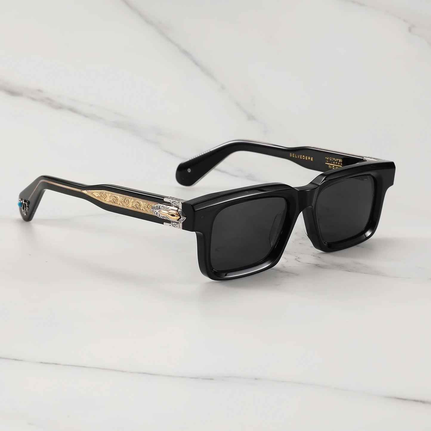 DILTA Belvedere Acetate Square Sunglasses – UV400 Women