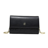 Luxury Letter Color Block Crossbody Chain Bag