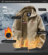 Men's Hooded Fleece Jacket – Warm Outdoor Layer