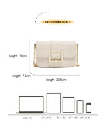 FOXER Split Leather Fashion Women Shoulder Bag Lady Crossbody Handbag Gift for Wife, Girlfriend