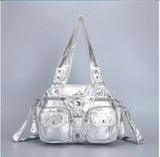 Vintage Women Handbags Satchel Top-handle Handbag PU Shoulder Bag Dumpling Pack Give Gifts Shoulder Bags Phone Money Pack