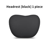 OULEX For Tesla Model 3 Y/Juniper Flocking/Leather Car Seat Neck Pillow Soft Memory Neck Pillow High-Quality Headrest Support