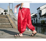 Men’s Ice Silk Dragon Jacquard Bloomers