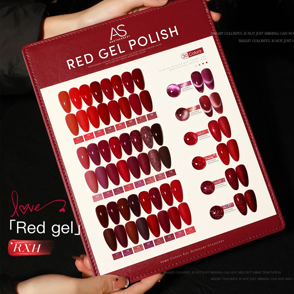 30-Piece Gel Nail Polish Set | Valentine's Romance Collection