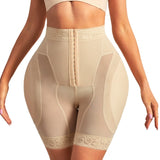 Women’s High-Waisted Padded Butt Lifter & Hip Enhancer Shorts