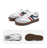 HOBIBEAR Wide Toe Lace-Up Sneakers