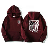 Japan Anime Attack on Titan Men Hoodies Spring Autumn Hip Hop Casual Pullover Top Hoodie Fashion Sweatshirts Jogging Sportswear