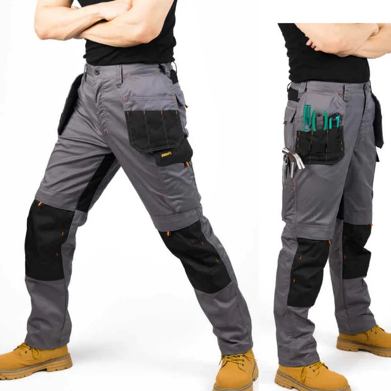 Men's Multi-Pocket Straight-Leg Cargo Pants