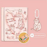 New Women Wallets Female Leather Purses Card Holders Graffiti Cat Portable Coin Purse Large Capacity Money Bag
